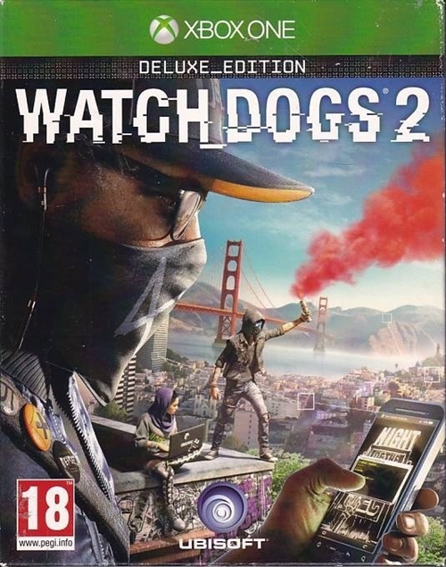 Watch Dogs 2 Deluxe Edition - Mangler Litografier - XBOX One (A Grade) (Genbrug)